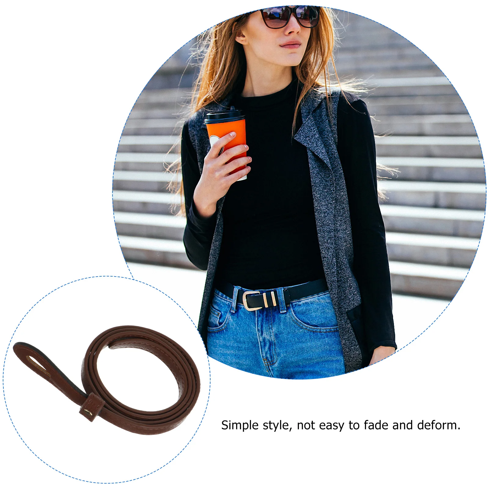 

Delicate Waist Belt Unique Exquisite Design Perfect Gift for Friends Street Decoration Daily Wearing Women Belt