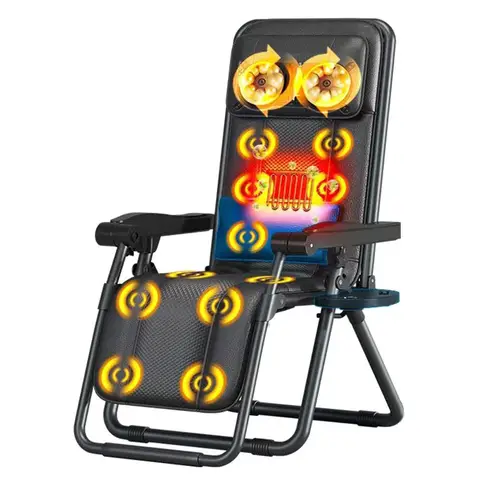 Sleeping Reclining Folding Massage Chair For Relaxing Lunch Break Home/Leisure Office Massage Chairs Relaxing Heating Vibration