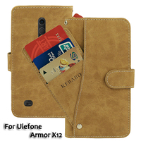 Vintage Leather Wallet Ulefone Armor 6 8 X10 X12 Pro 5G Case Flip Luxury Dedicated Anti-slid Cover Phone Protective Cases Bags