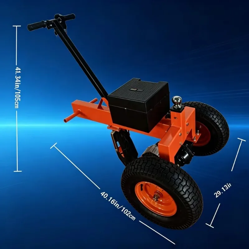 New 2.0 Ton Electric Trailer Dolly With 600W Brushless Motor 360 Rotation For Heavy Duty Boat RV & Caravan