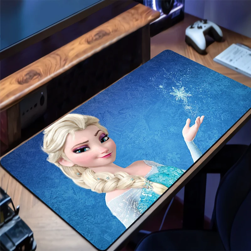 Mouse pad congelado grande xxl borda branco gamer teclado mesa mouse tapete portátil de borracha tapis souris jogos notbook pc mousepad