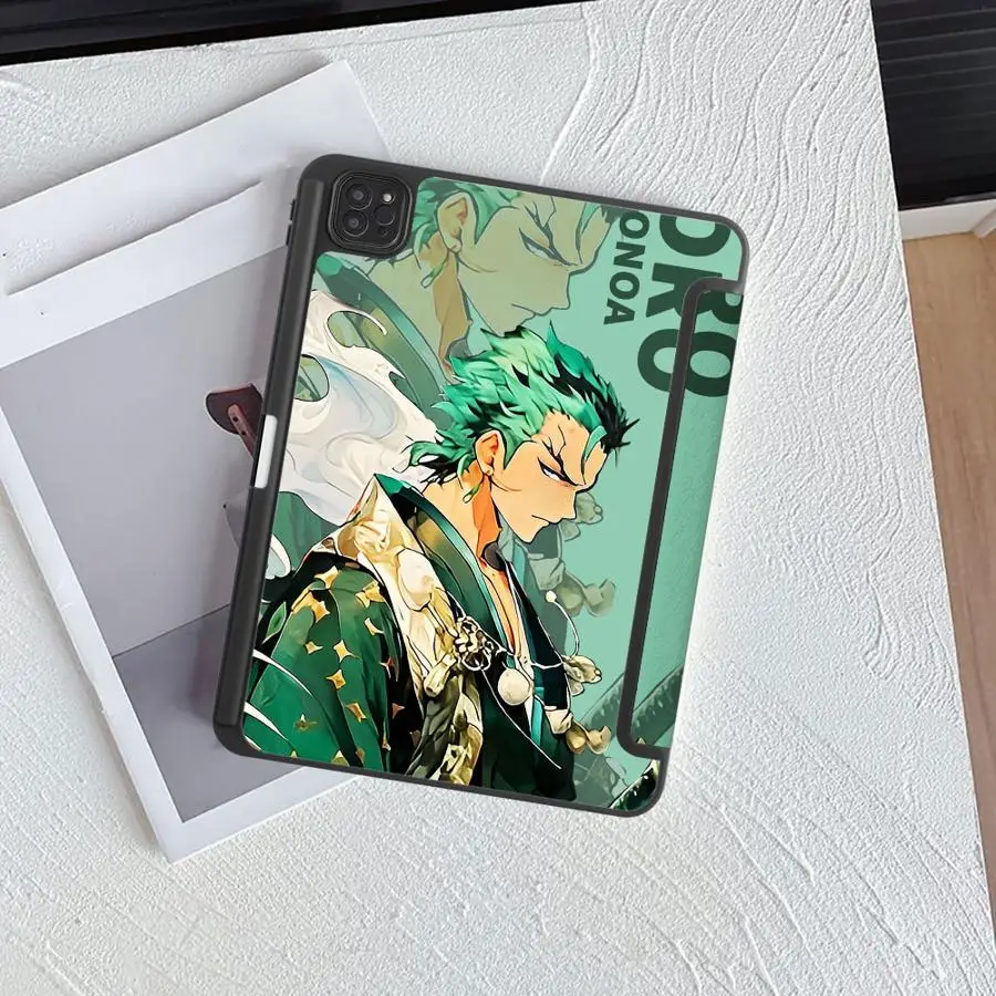 

Чехол OneS P-ieceS ZoroS для планшетов iPad Pro 2025, Pro 11-го, 10-го, 9-го, 8-го, 7-го поколений, 12.9 дюймов, Air 4, 5, M3, M2, 1, 2, M4, 11 дюймов, Mini 6, 7, с держателем