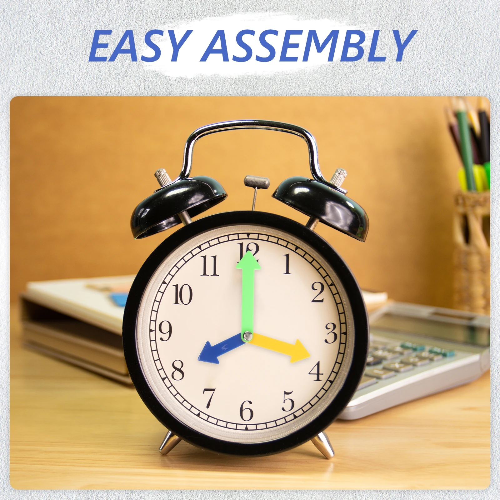 

4pcs Plastic Hands For Diy Watch Replacement Parts Educational Teaching Easy Assembly Skill