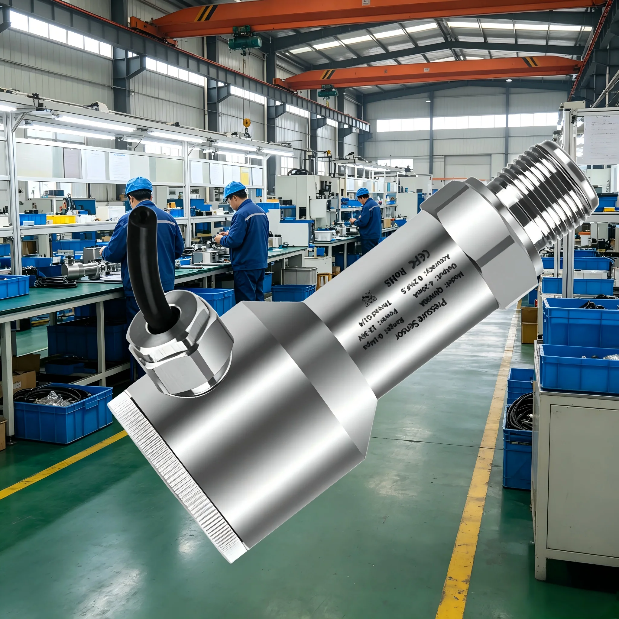 Explosion Proof Pressure Transmitter 4‑20mA 0-10V RS485 G1-4 Stainless Steel Industrial Sensor Liquid and Gas Pressure Sensor
