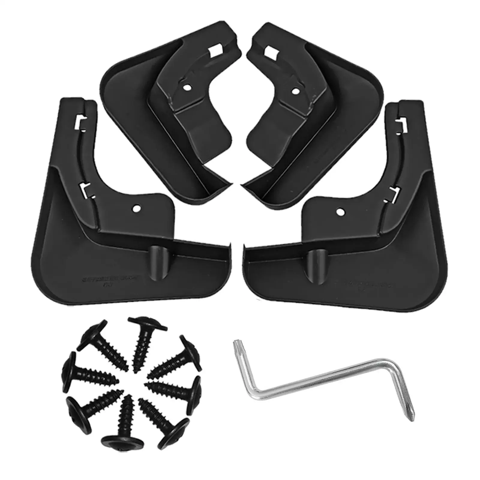 

Брызговики, аксессуары для крыльев, набор из 4 предметов, брызговики для Yuan Plus, быстрая и простая установка, прочная защита автомобиля