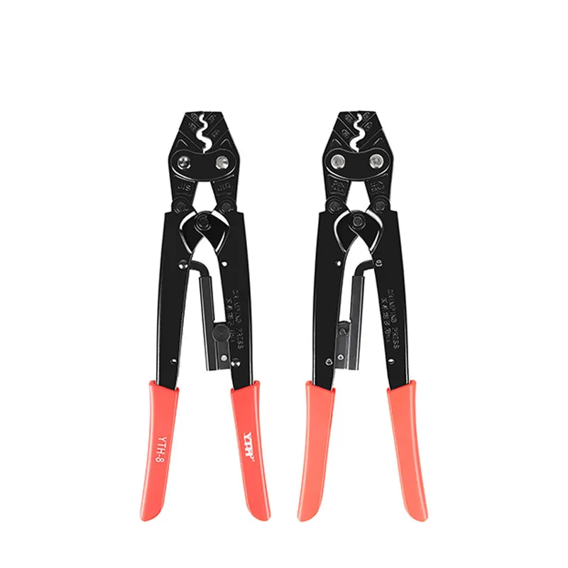 Mini alicates de prensado de terminales eléctricos multifunción con pelado de cables, herramienta de prensado manual, kits de conectores múltiples