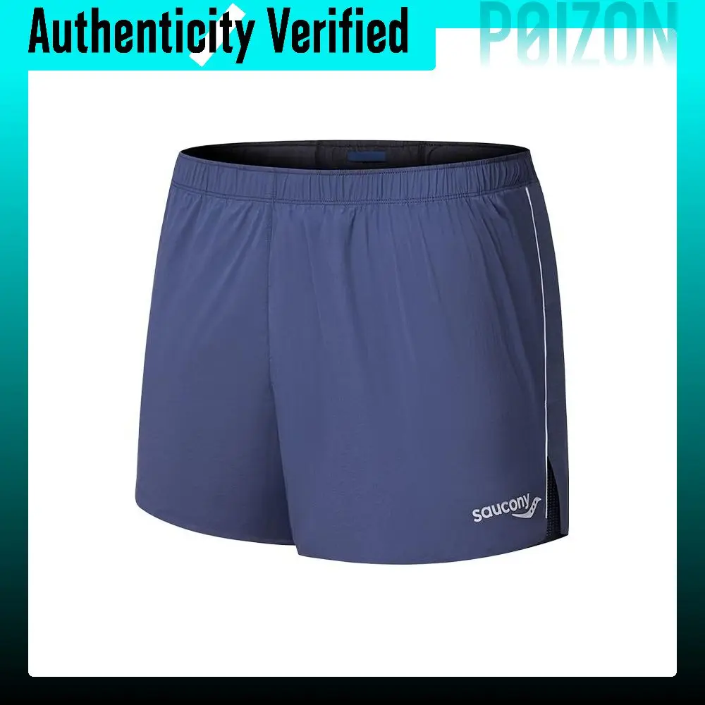 Saucony Running Shorts Men's Ebony Feather Blue SC2230112A-BL10