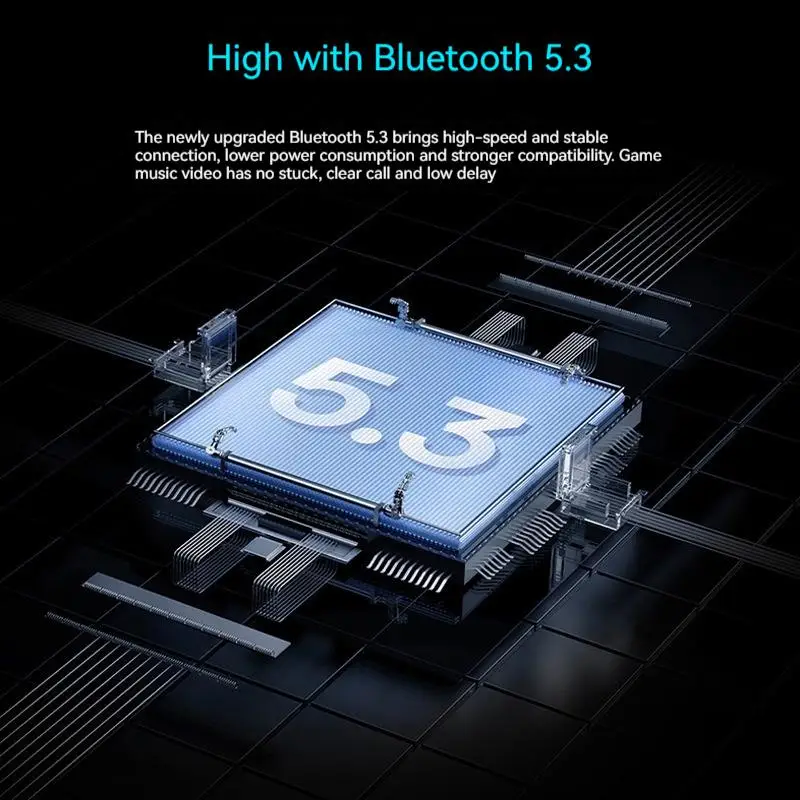 Gaming rgb luz colorida fones de ouvido bluetooth som alta fidelidade sem fio redução ruído gamer esportes com microfone hd