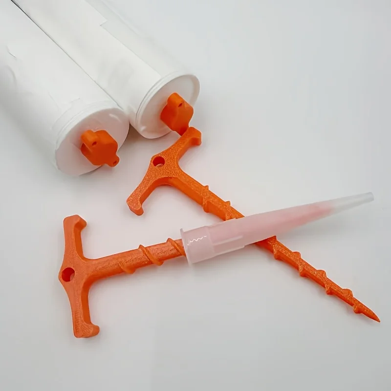 Versiegeltes Reinigungsgerät für Waffendüsen, mit austauschbarer Dichtungsabdeckung. Verhindert das Austrocknen des Klebers und beseitigt Verstopfungen. – Detail 6