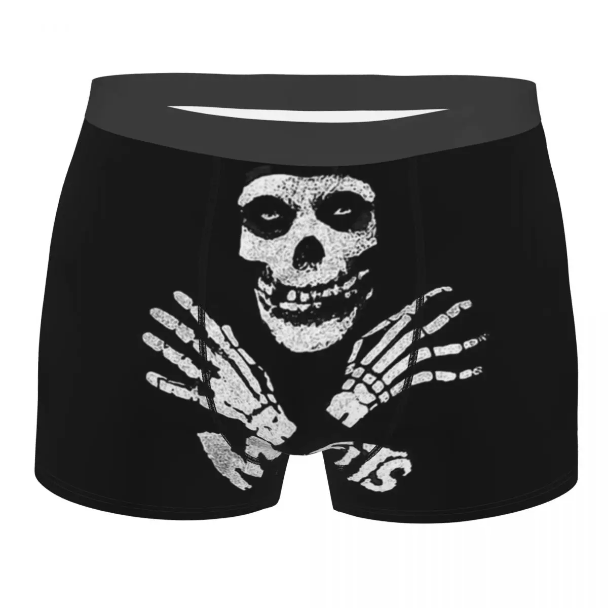 Men's Misfits Skull Underwear, altamente respirável Gift Idea, alta qualidade