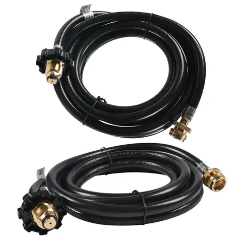 QCC1 Type1 가스 그릴 Coleman 스토브 및 히터용 고품질 1lb ~ 5-20lb 프로판 어댑터 호스 피팅