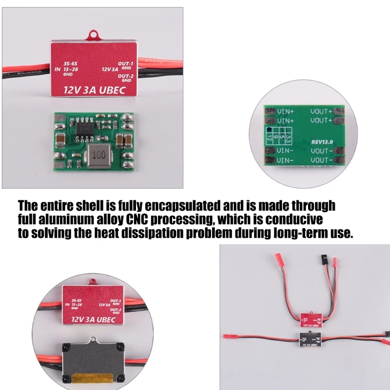 U55C 7-28V to 5V/13-28V to 12V Reduction For Drones Installation Accessories
