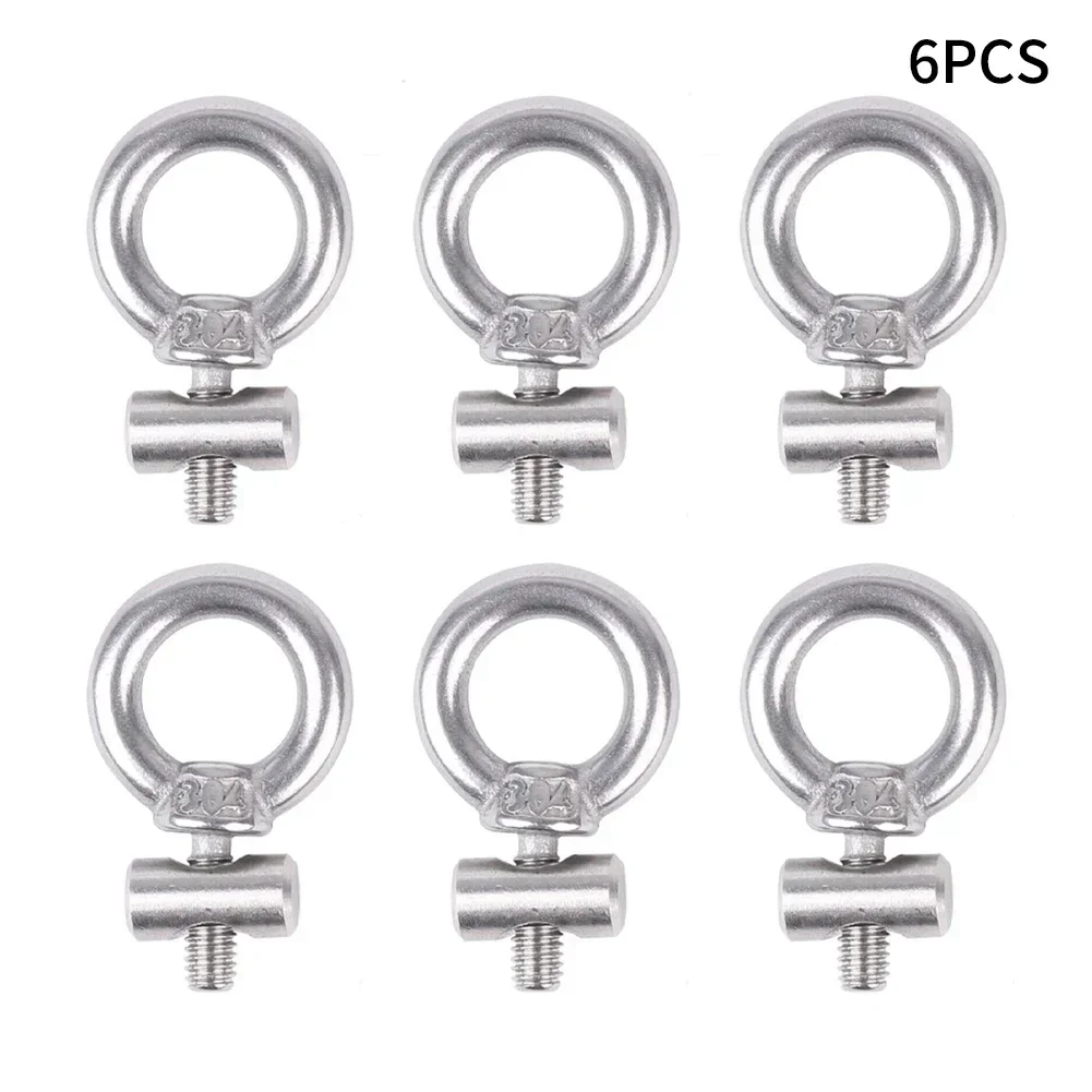 2/4/6/8pcs Awning Rail Stoppers M4 Lifting Eye Nut Fastener For Motorhome Campervan Caravan Camper Awning