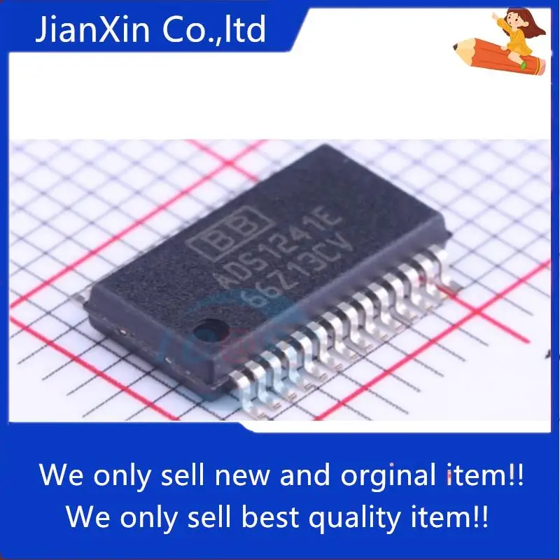 

10pcs orginal new ADS1241E 24-bit analog-to-digital converter SSOP-28