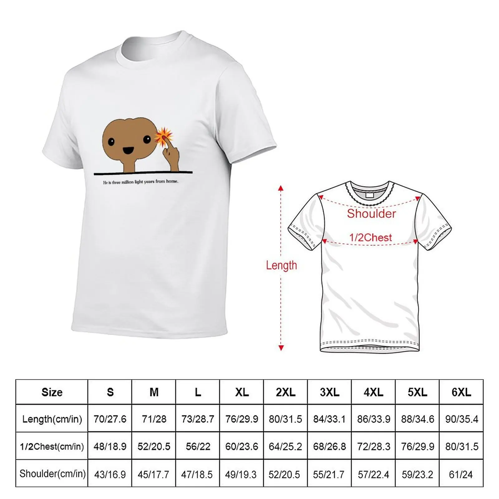 E.T. The Extra Terrestrial T-Shirt graphic t shirts Clothing mens designer t shirt