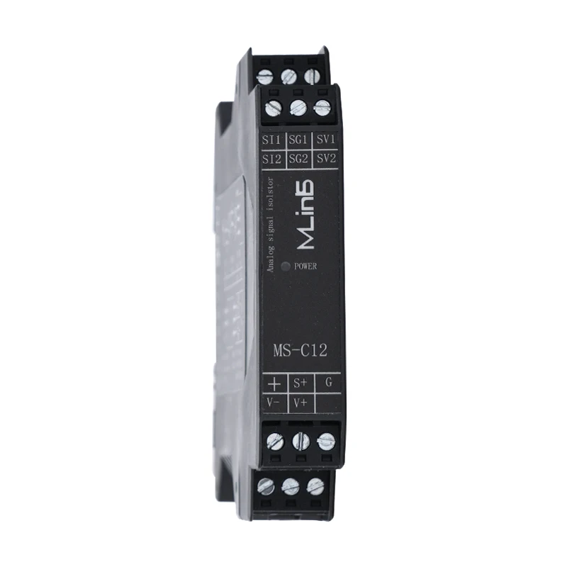 One in Two Out Safety Barrier High-precision Signal Isolator 0-20mA Analog Signal Isolation Module Transmitter