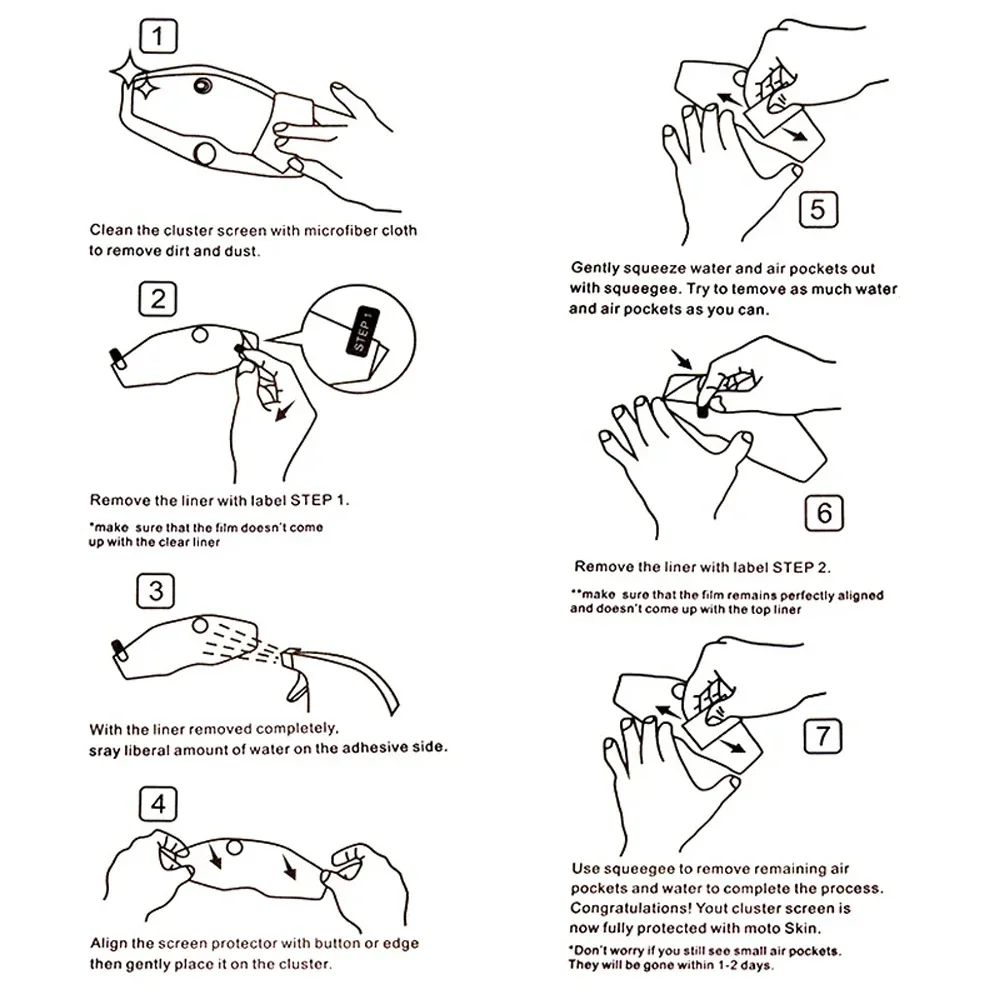 Película protetora para motocicleta kawasaki, protetor de tela para z250, z400, z650, z900, z 250, 400, 650, 900, acessórios da motocicleta