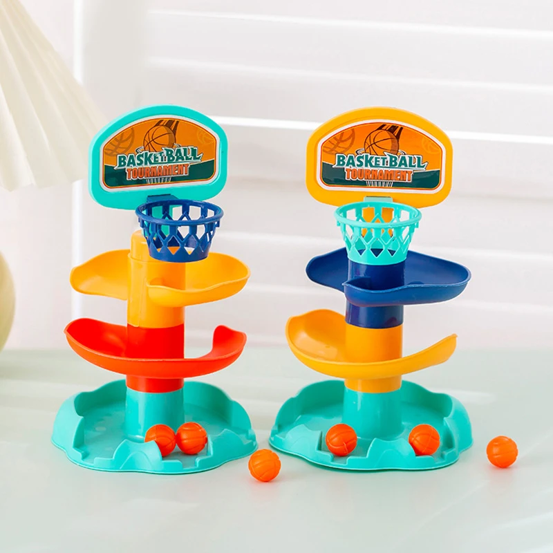 

Children's Shooting Toys Cartoon Parent-child Interaction Folding Ball Early Education Turn Music Mini Palm Finger Shooting