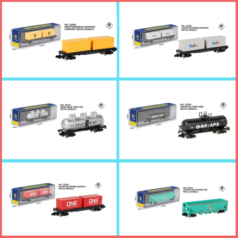 

N Scale HF 1:160 Transport vehicle/tanker - Metal wheels Train Model Adult Collection Static Display Toys