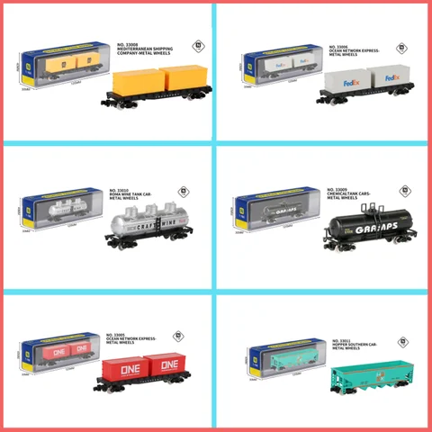N Scale HF 1:160 Transport Vehicle/Tanker - Metal Wheels Train Model Adult Collection Static Display Toys