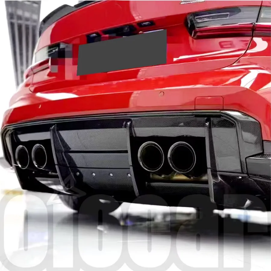 

OiOMOTORS RS Style Pre-preg Сухой задний диффузор из углеродного волокна, боковой разветвитель под кузовом для BMW G80 G81 M3 G82 G83 M4