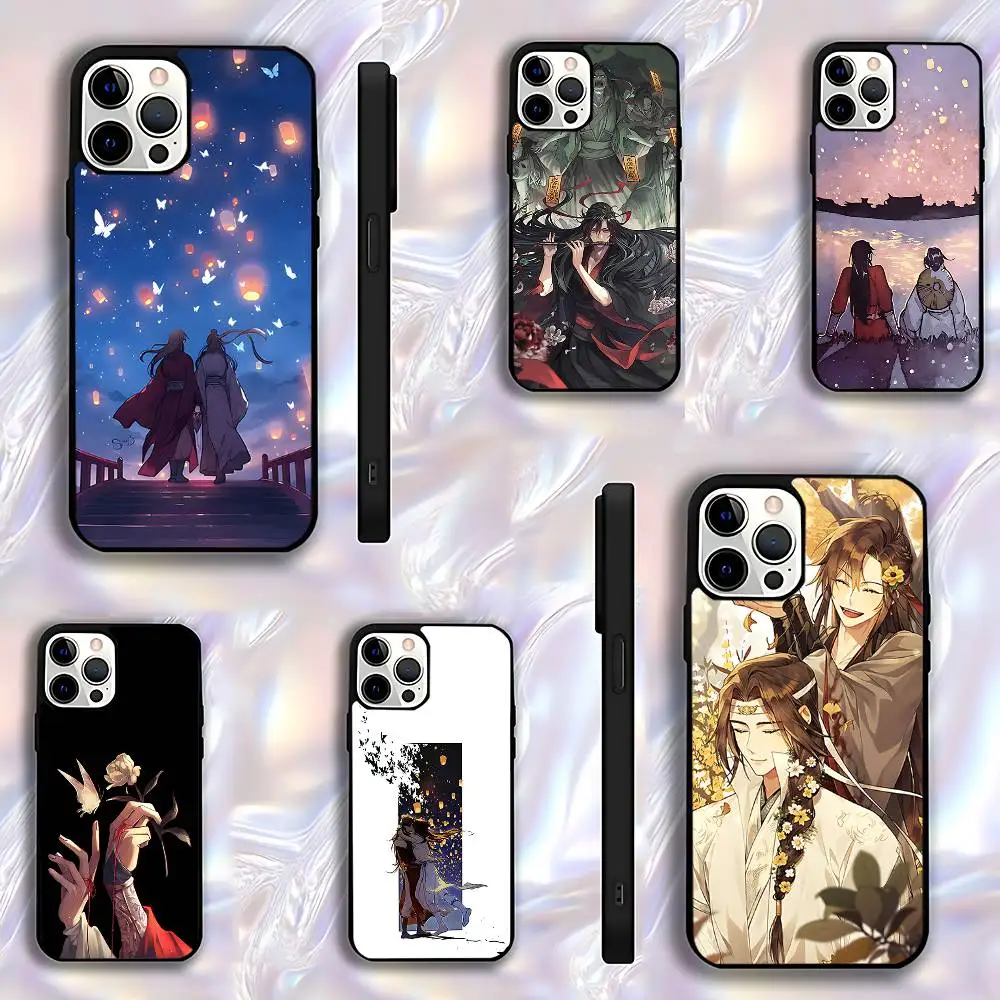 

Mo D-Dao Z-Zu Shi Phone Case For iPhone 17,16,15,14,13,12,11,Pro,Max,Plus,E,Air,Mini Protective Black Cover