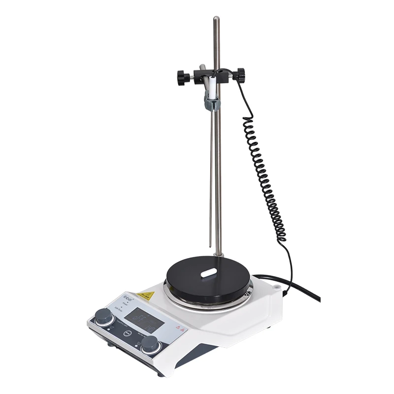 7inch LED Digital Square Lab Hotplate Magnetic Stirrer Ceramic Small Hotplate for Scientific Research & Development