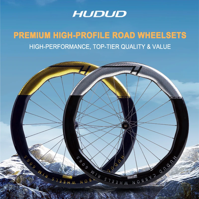

Hudud Carbon Road Bike Wheelset | Wave Rim | High-Profile 60 to 65mm | Disc & Rim Brake | 36T Lightweight Aero Hub