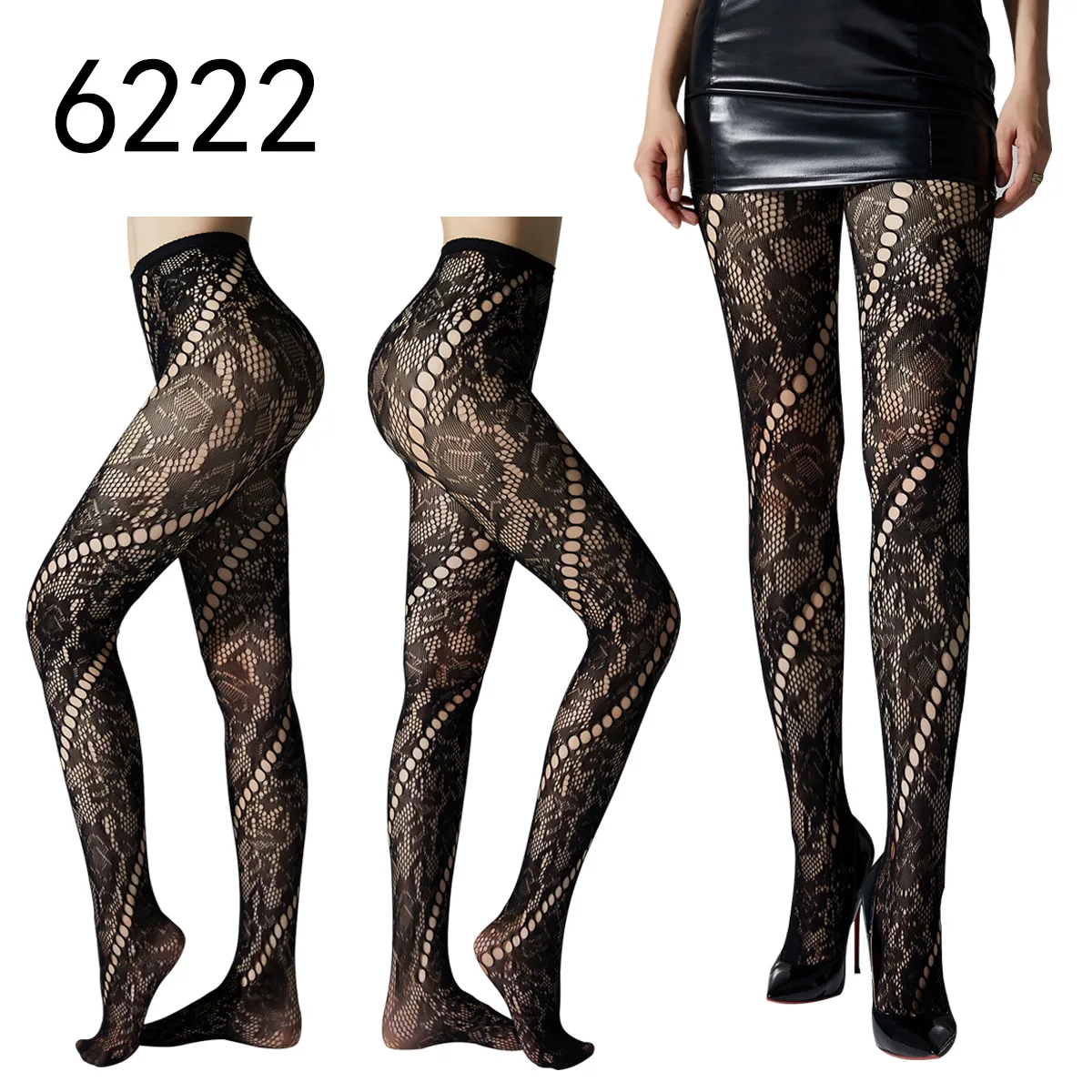 27 Styles Tights Women Stockings Sexy Lace Pantyhose Leggings Gothic Lolita Japanese Hollowed Out Thin Punk Retro Black Stocking