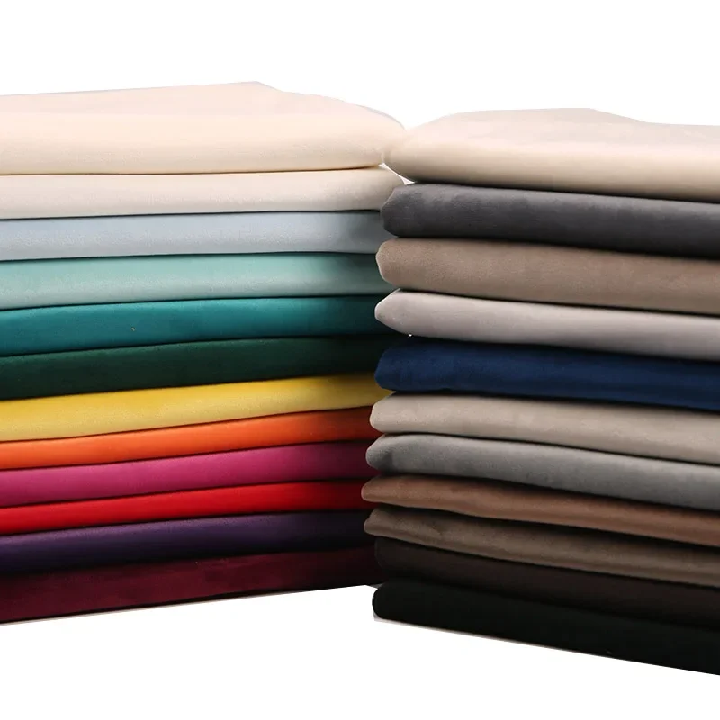 

High End Thickening Soft Dutch Velvet Fabric Sofas Bed Covers Bay Window Curtains Counters DIY Home Velvet Fabric 150cm Wide
