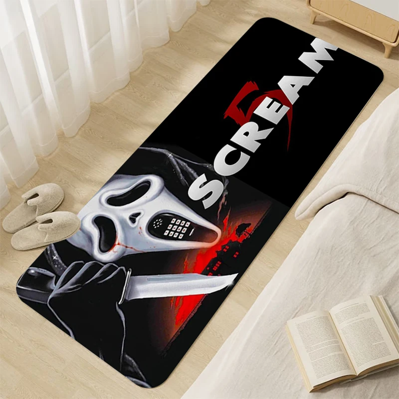 Washable Non-slip Mats A-Scream Sleeping Room Rugs Anime Carpet for Bedroom Floor Mats Front Door Entrance Carpet Bathroom Mat