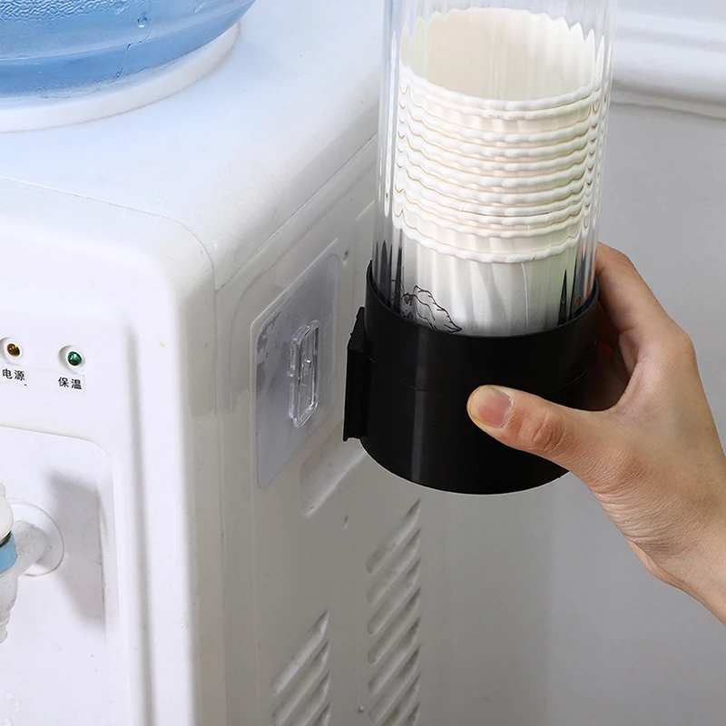 Disposable Paper Cups Dispensers Plastic Cup Holders For Water Dispenser Wall Mounted Automatic Cups Storage Rack Cup Containers