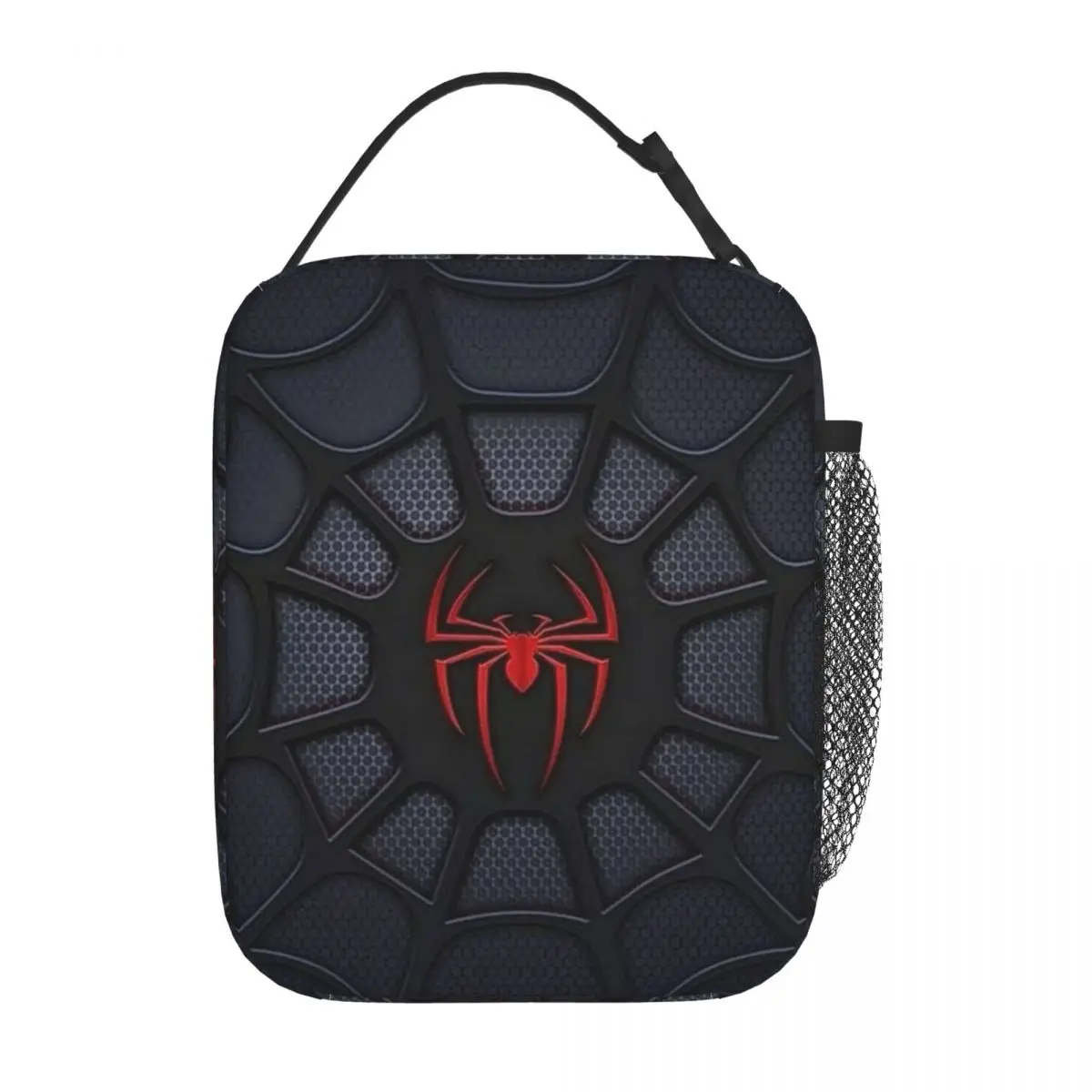 Spider Web Insulated Lunch Bags for Women Portable Thermal Cooler Food Lunch Box Work School Travel