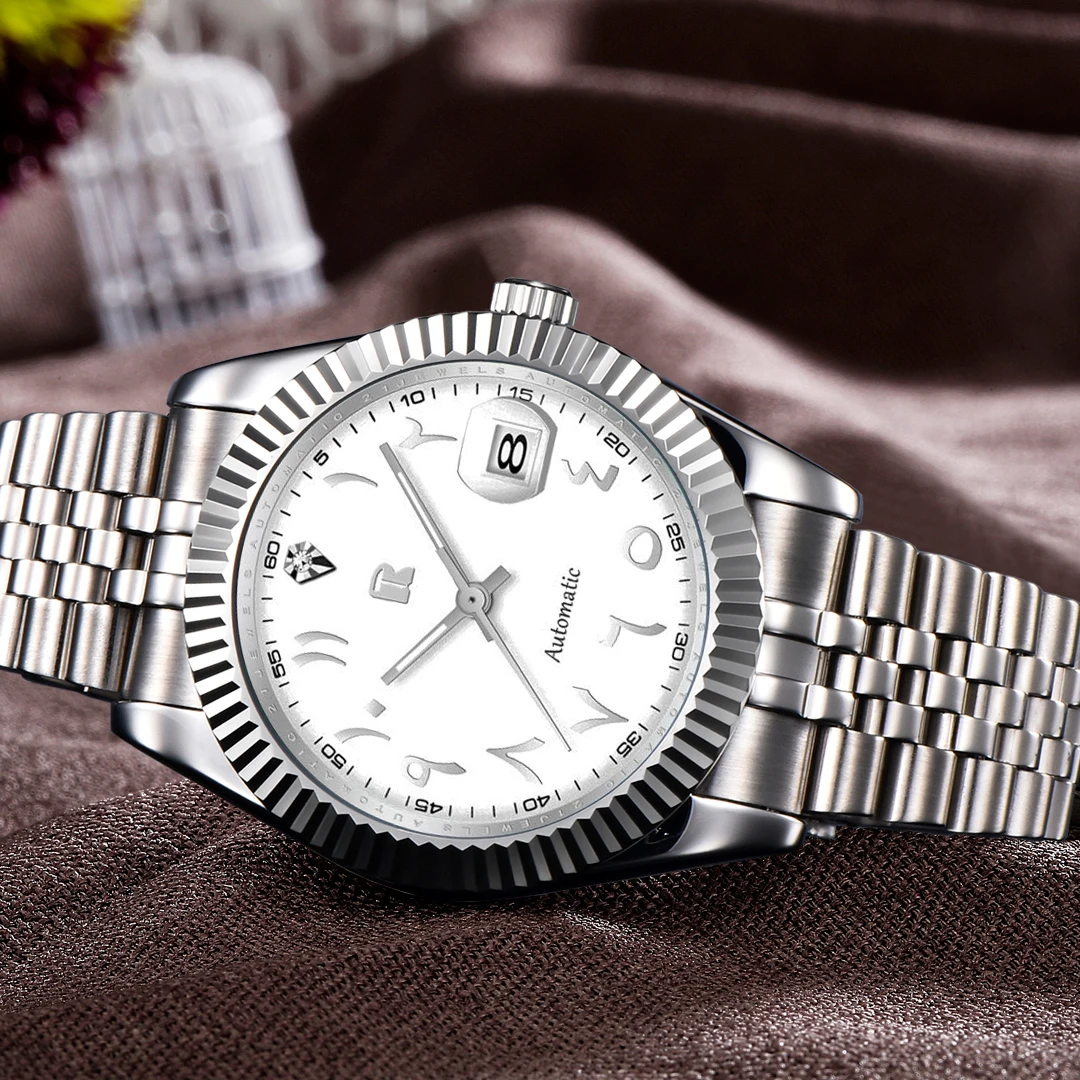 RollsTimi 2025 New Men's Automatic Watches 39mmStainless Steel Mechanical Wrist Watch for Men Luxury Classic Luminous Wristwatch