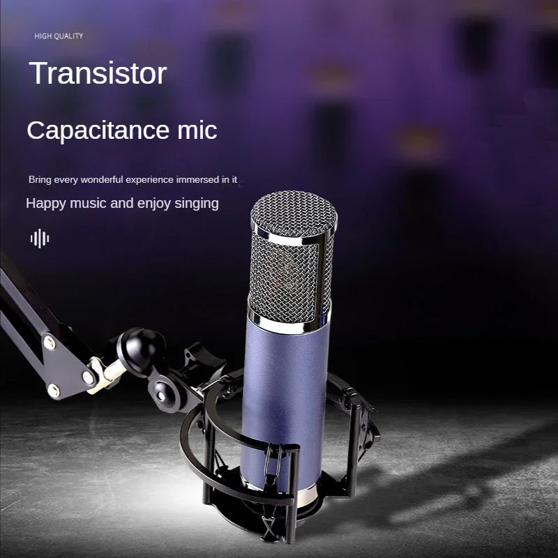 

F22 Large Diaphragm Condenser Microphone 16 26 34 Core Live Recording 5V 48V Large Motherboard High Sound Quality