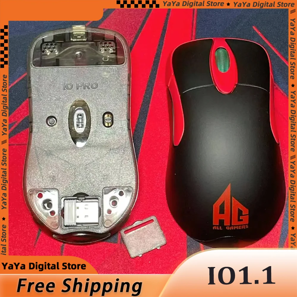 IO1.1 Pro Wireless Customized Mouse RGB Computer Accessory For Desktop Laptop Pc Matte Bright Texture Usb Gaming 2.4g Mouse Gift