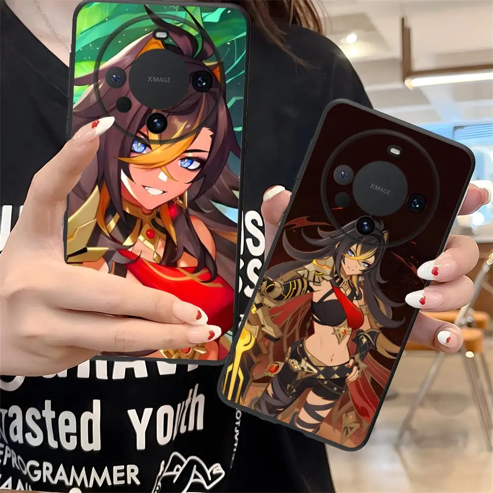 

Game GI Dehya Mobile Phone Case for Huawei Mate 60 50 40 30 20 10 Pro Plus Lite E 5G Colorful Printing Cover Cover Luxury