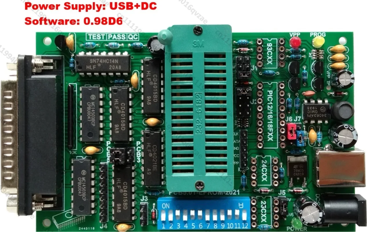 PCB50A Multifunction Programmer, Willem Programmer, EPROM FLASH Microcontroller, Motherboard BIOS Writing