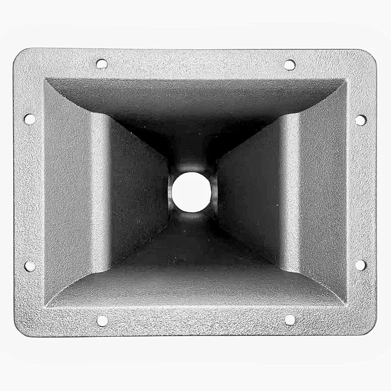 MW Audio Professional Driver Horn, quadratischer/rechteckiger Kunststoff für Bühne/Karaoke, 1" Throat mit Gewinde, Größe 195x155x114mm – Detail 2