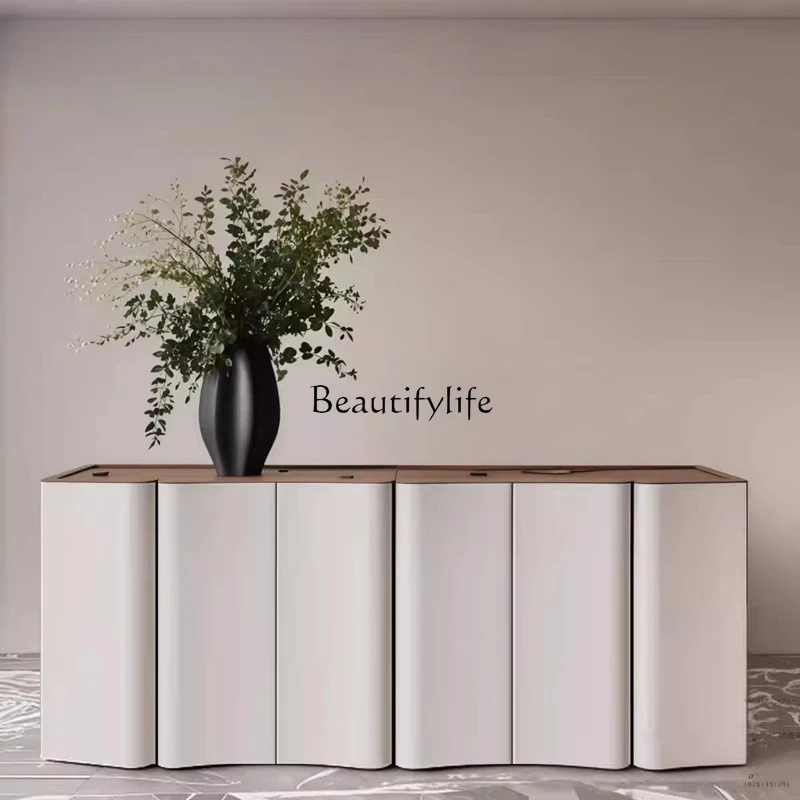 

Nordic design creative side cabinet entry door entrance entrance storage cabinet paint creativity