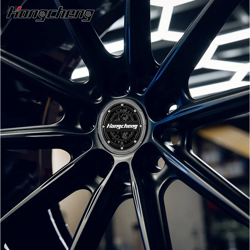 New model of 26Carbon Fiber Spoke Wheels 5 Holes 6 Holes1 Piece 5x112 5x114.3 Alloy Forged Wheels for  M3 M5  911