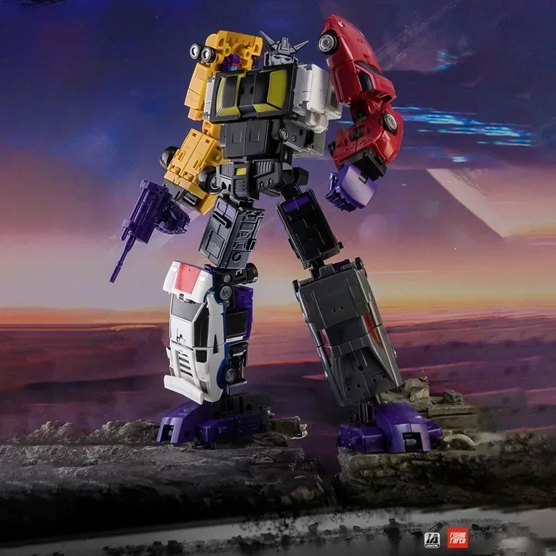 

Menasor Combination Complete Set of 5 Fusion Motormaster Drag Strip Dead Breakdown Wildrider can combined into Menasor