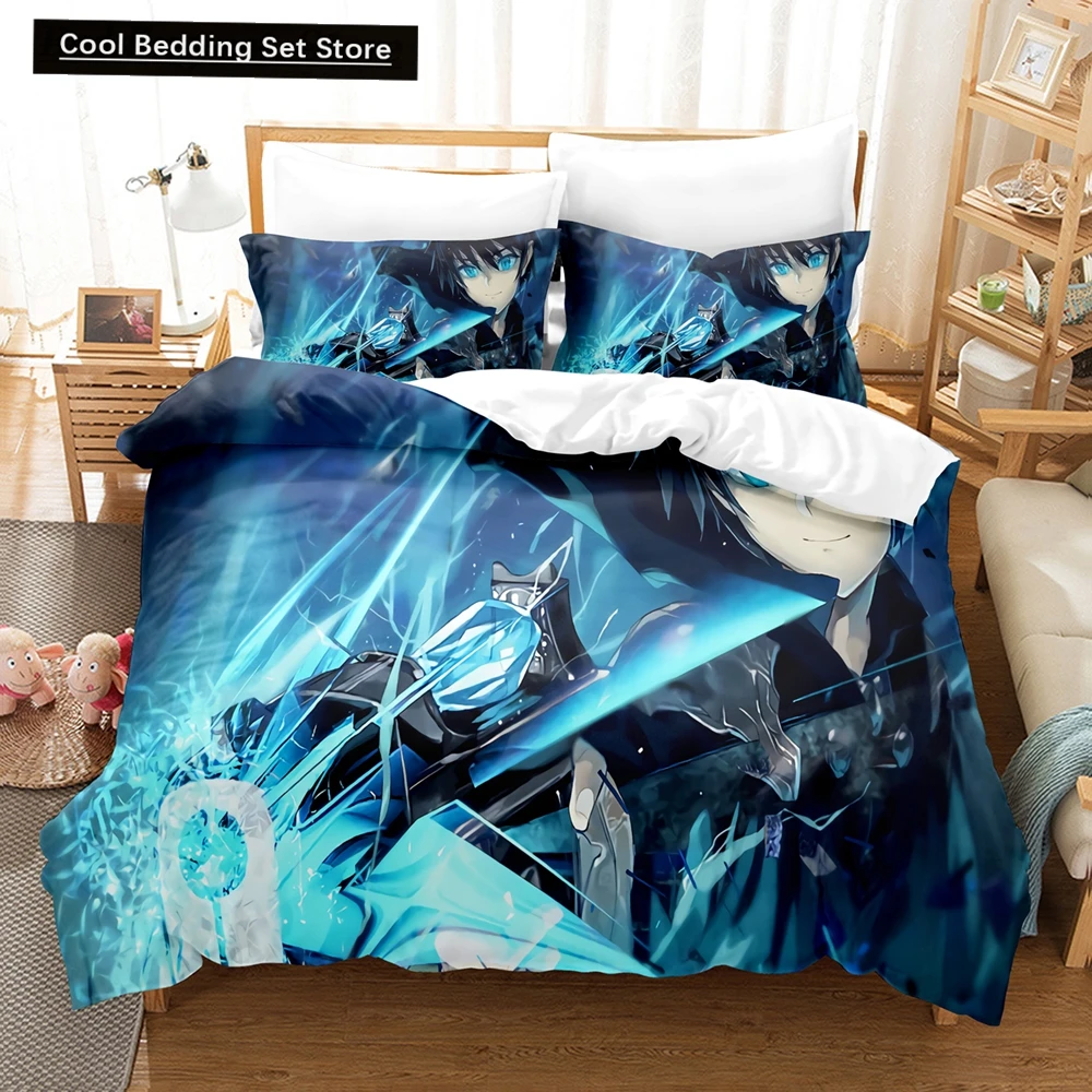 

3D Death March to the Parallel World Rhapsody Bedding Set Single Twin Full Queen King Size Bed Set Adult Bedroom Duvet Cover Set