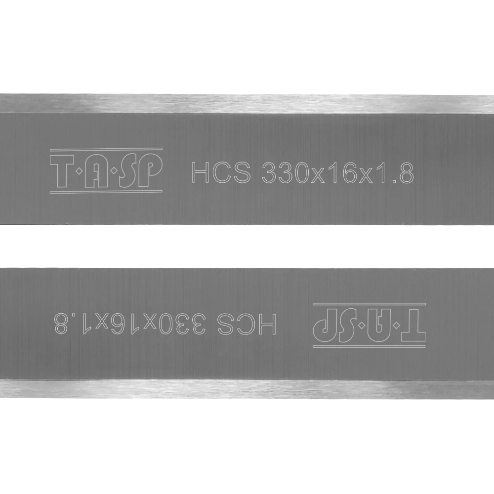 1 Pair 330mm HCS Thickness Wood Planer Blade Knife 330x16 x1.8mm for 13