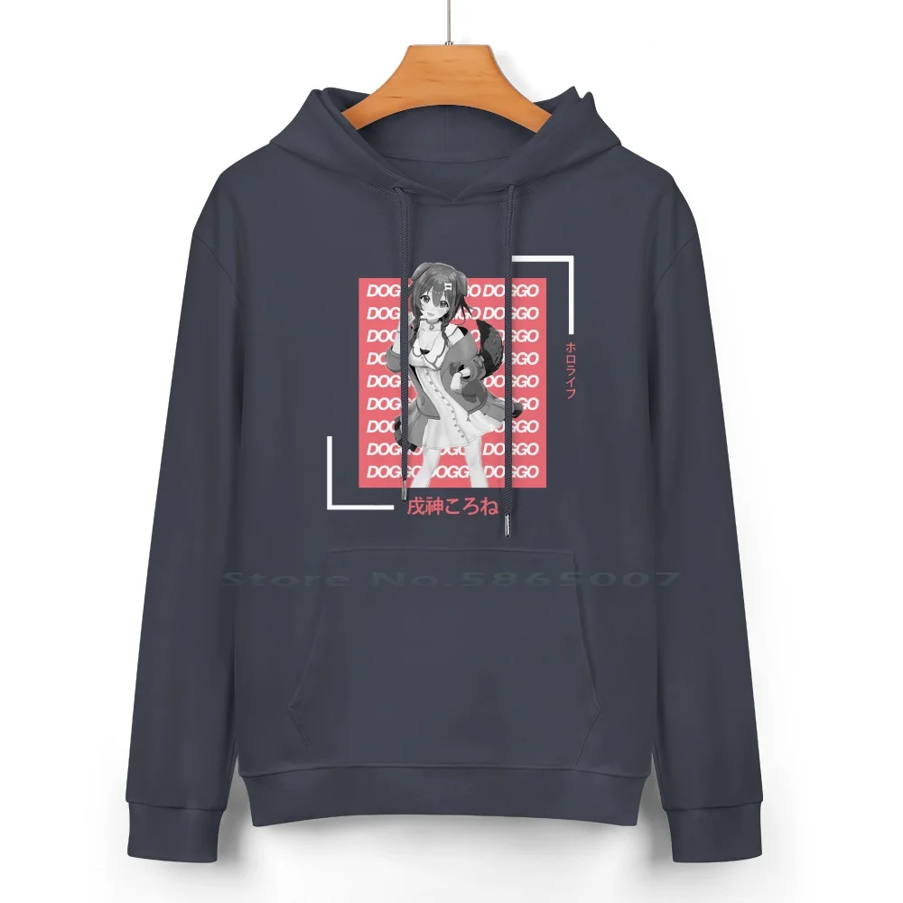 Inugami Korone Pure Cotton Hoodie Sweater 24 Colors Korone Inugami Eekum Bokum Ikaboka Ikanbokan Virtual Anime Girl Doog Dog