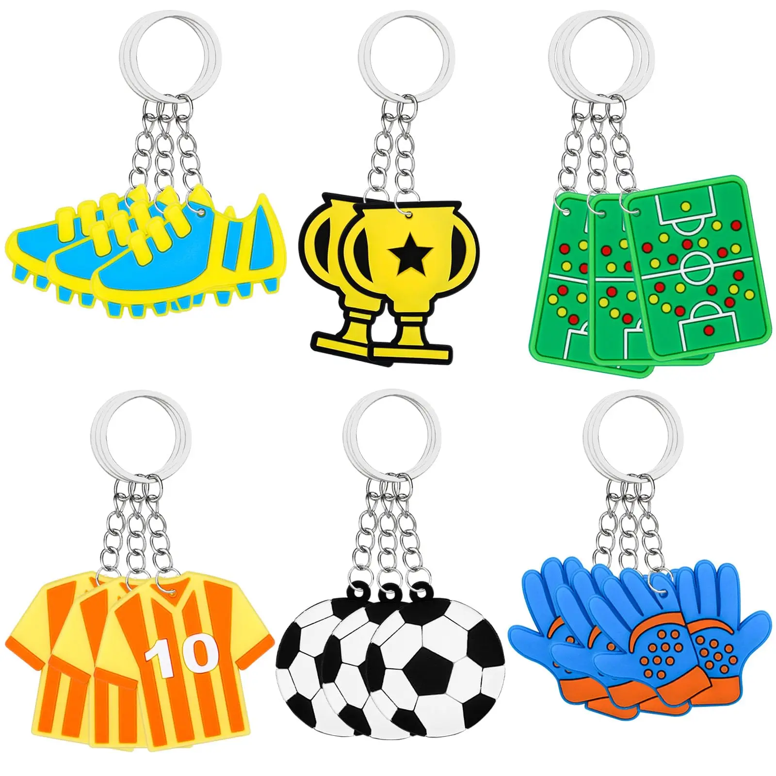 Fußball-Themenparty-Dekoration, Happy-Birthday-Banner, Fußball-Tischgeschirr, Popcorn-Box, Geschenktüte für Jungen und Mädchen, Sport-Fußball-Fans-Zubehör – Detail 8