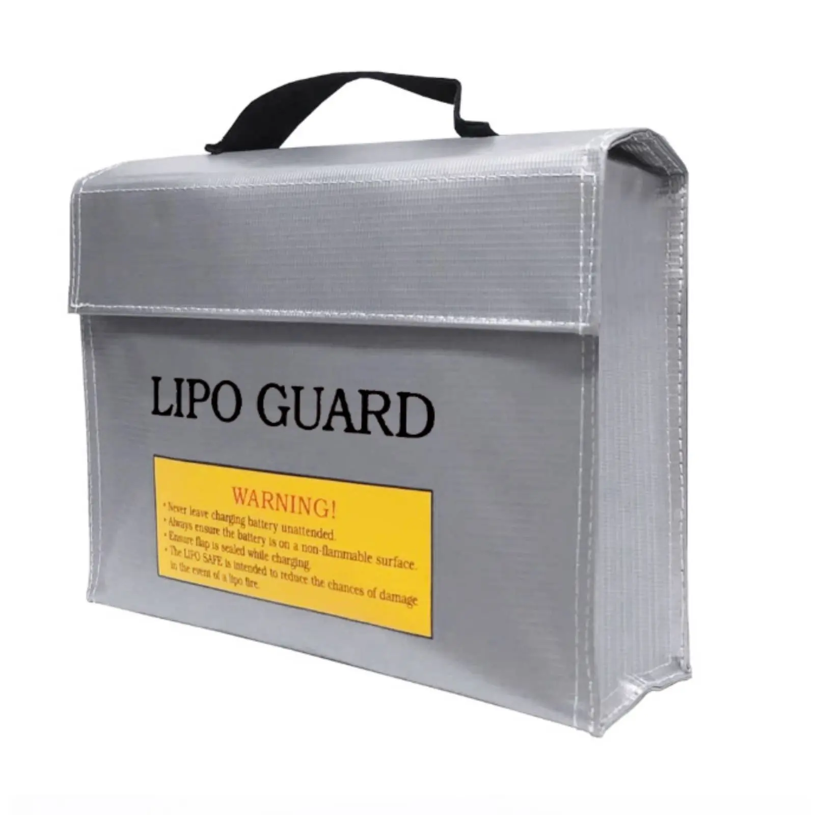 Lithium Battery Safety Bag Heat-Resistant Lipo Battery Bag Portable Safety-Focused for Charging