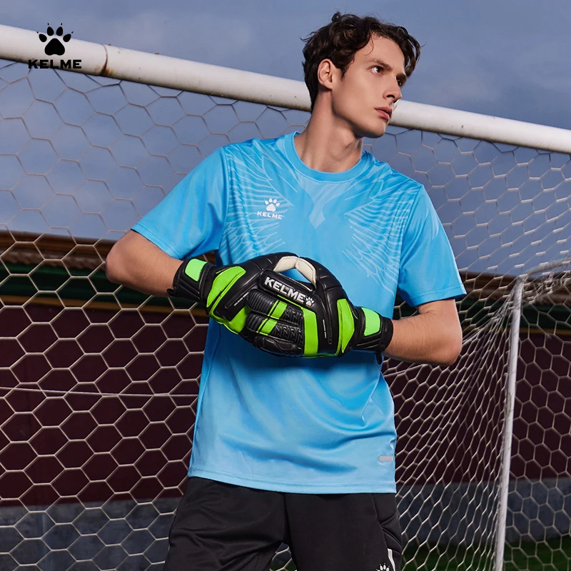 Kelme Goalkeeper Uniform Men's Customized Match Training Uniform Football Team Uniform Adult Sports Breathable Jersey