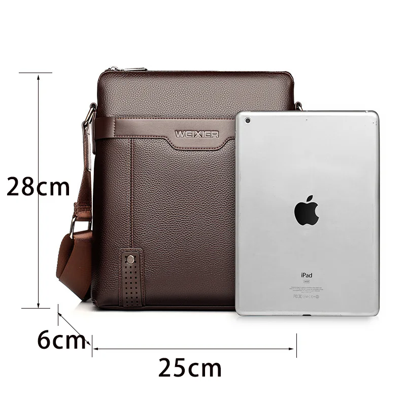 Men PU Leather Shoulder Bag Male Crossbody Bag For Men‘s Sling Bag Business Handbag