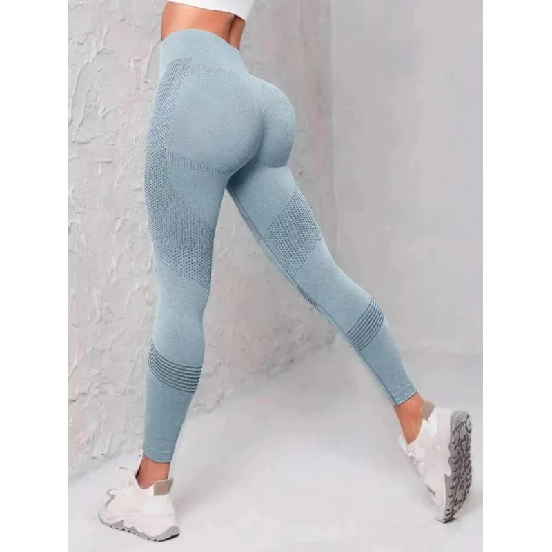 

Leggings For Women Solid Quick Dry High Waist Slimming Scrunch Butt Lift Seamless Yoga Pants Women's Push Up Buttocks Leggings